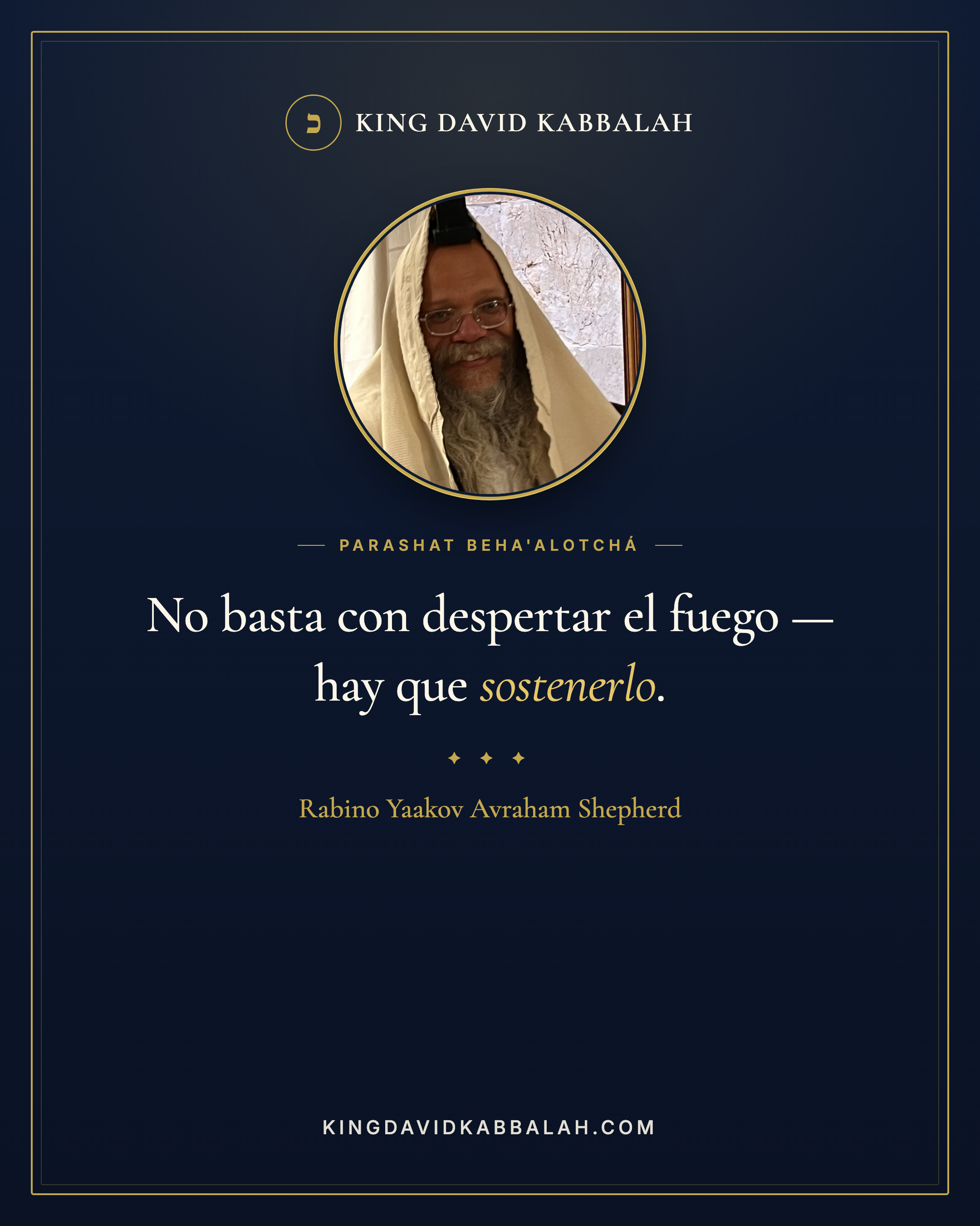 Tarjeta de la parashá en español